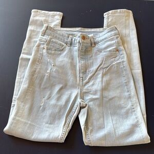 H & M High Waist Curvy Stretch Jeans Sz4